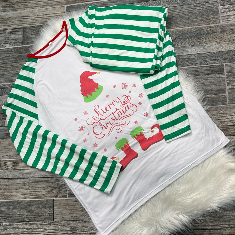 Men’s Elf Christmas Pajama Set